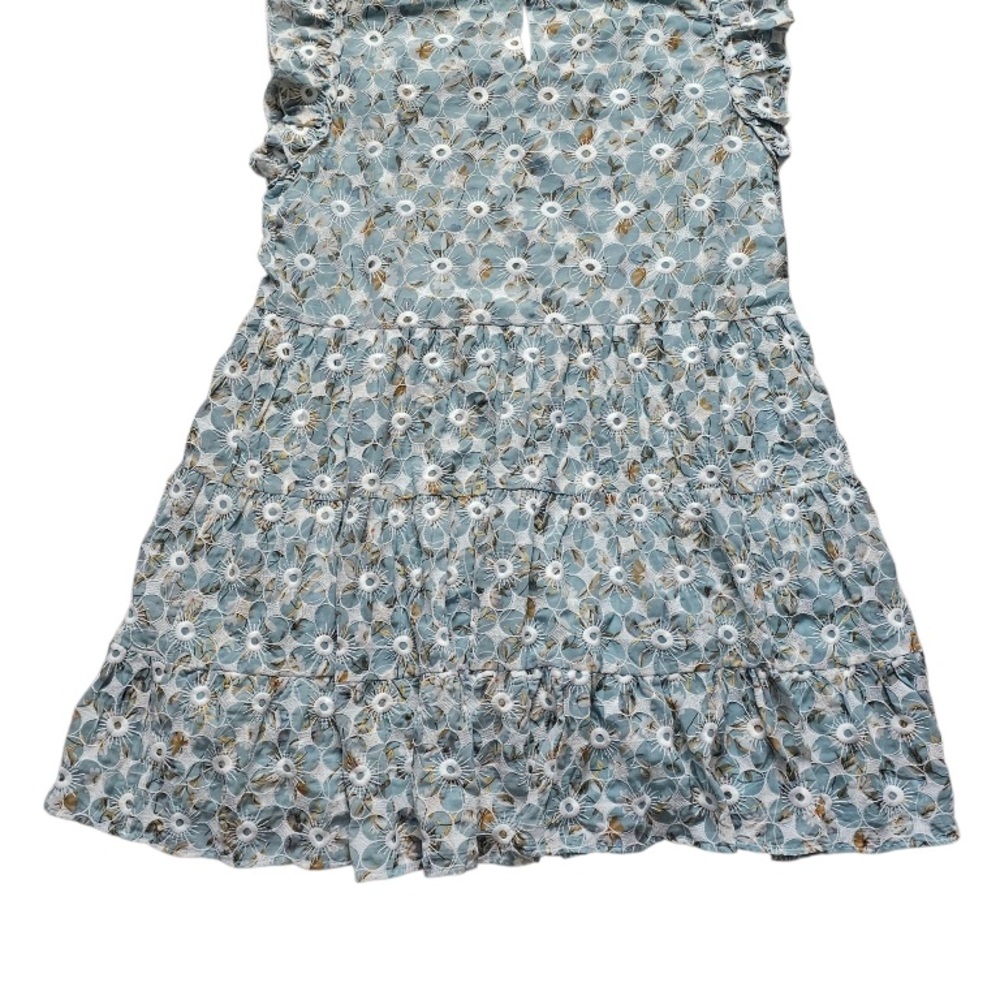 Orange Creek Los Angeles Dress with Gray and White Floral Pattern Sz 2X - Picture 4 of 10